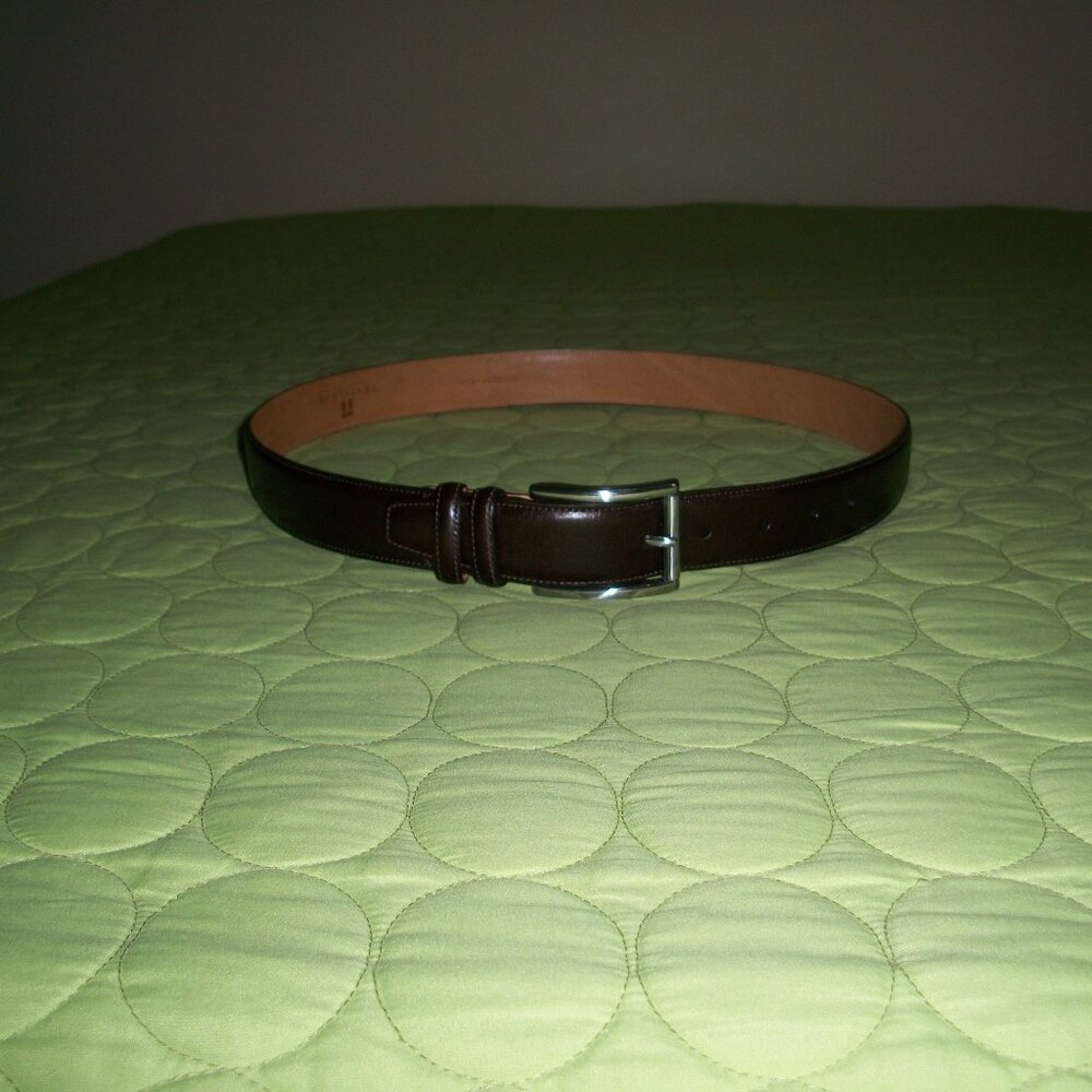 Trafalgar Cortina Brown "Lorenzo" Leather Belt